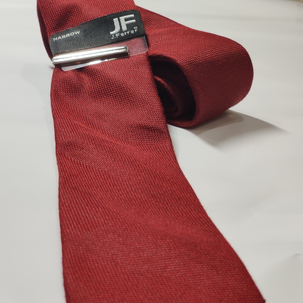 J. Ferrar Red Tie